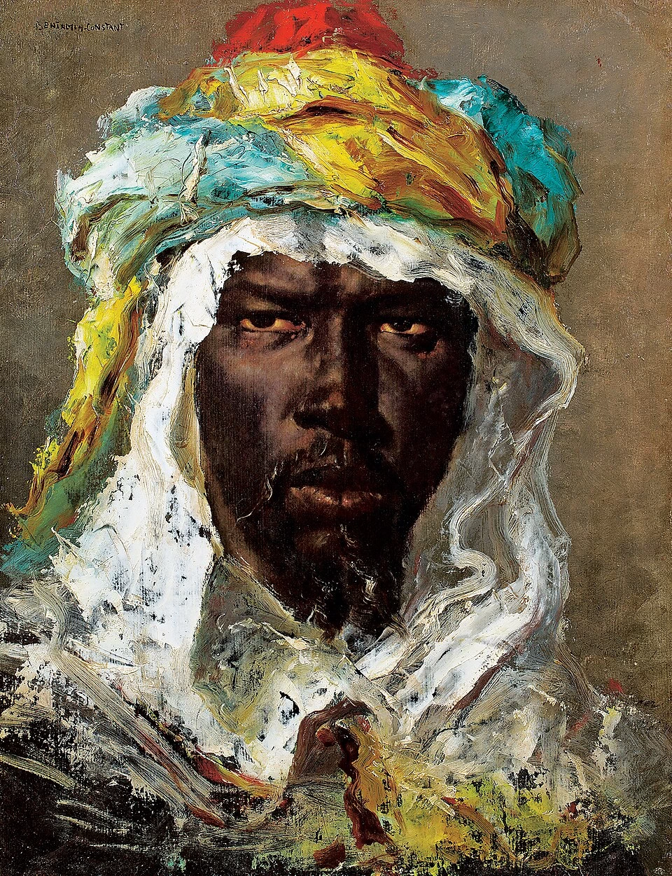 Jean - Joseph Benjamin, Constant, 187, Testa di Moro, 1875
